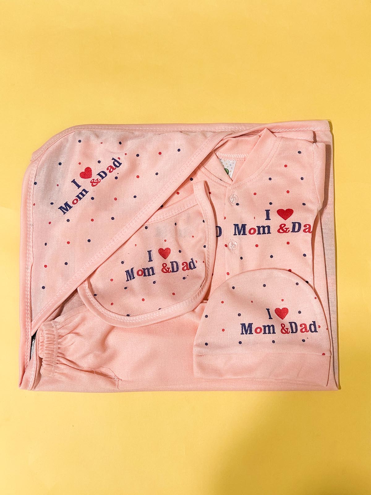 0Mth - 3Mth Pink 5Pcs Gift Set For Newborn HG NBGS331