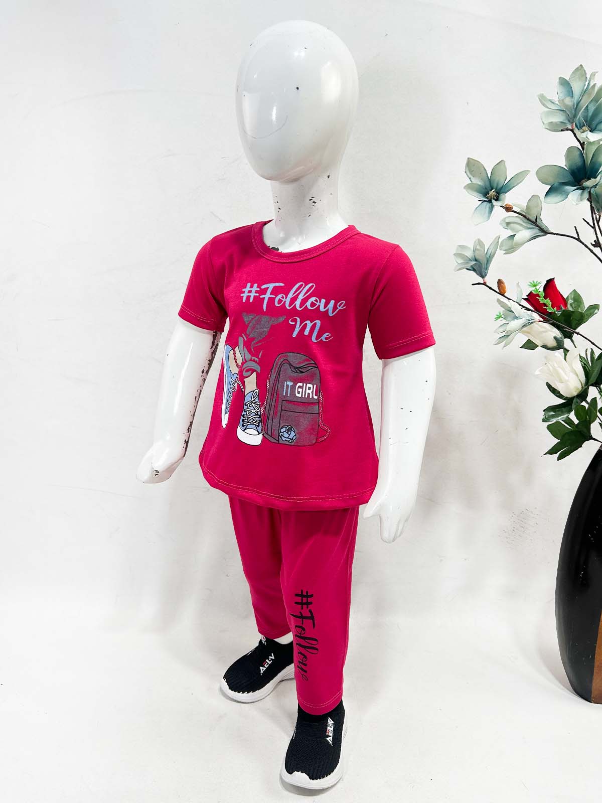1Yr - 4Yrs Follow Pink Suit For Girls RG GS424