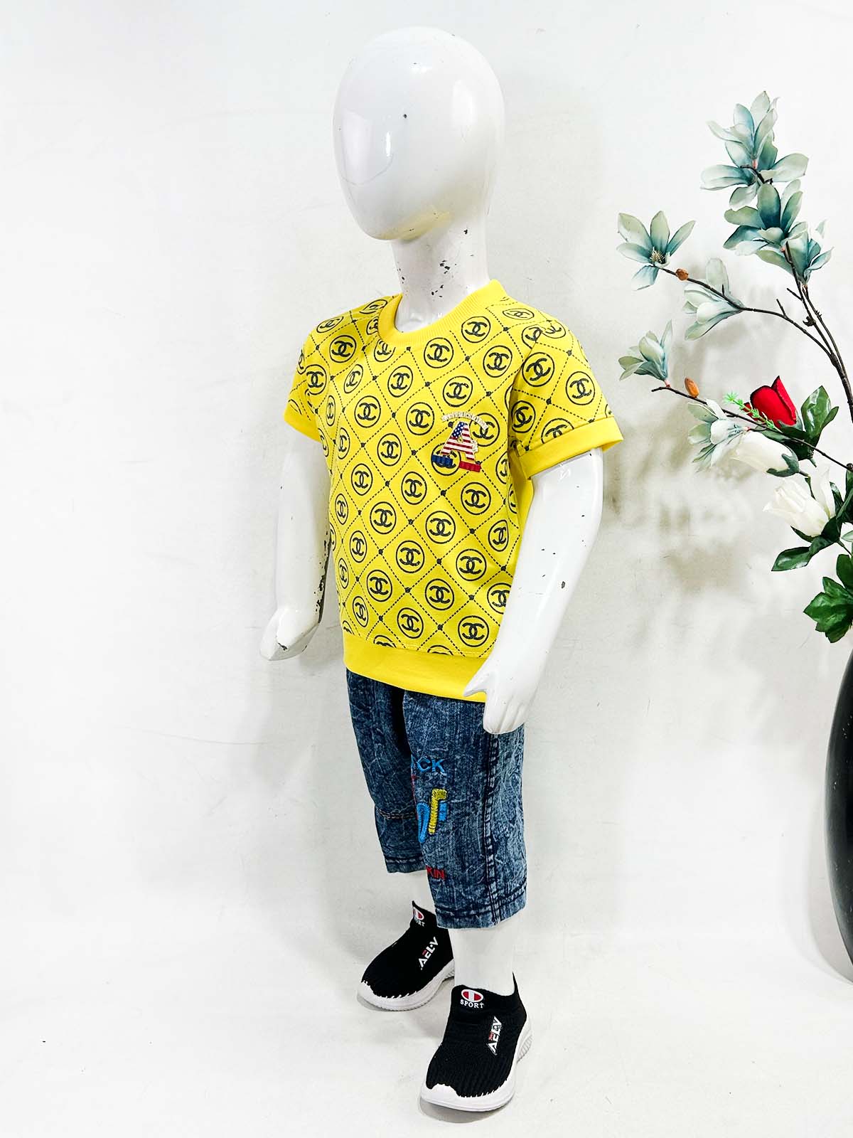 1Yr - 4Yrs CC Yellow Suit For Kids RZ BS671