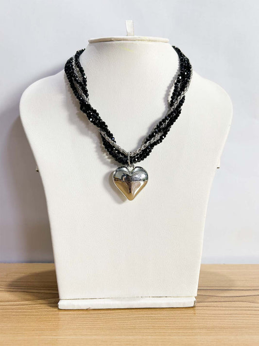 Vintage Beads Pendant Necklace WGN69