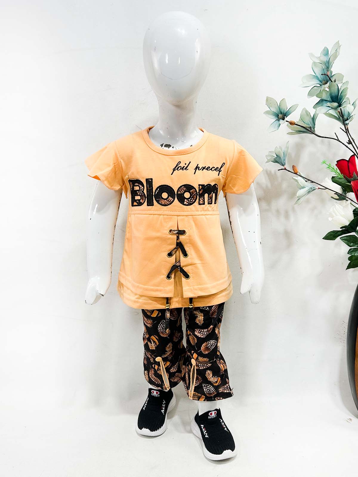 1Yr - 4Yrs Orange Suit For Girls OP GS437
