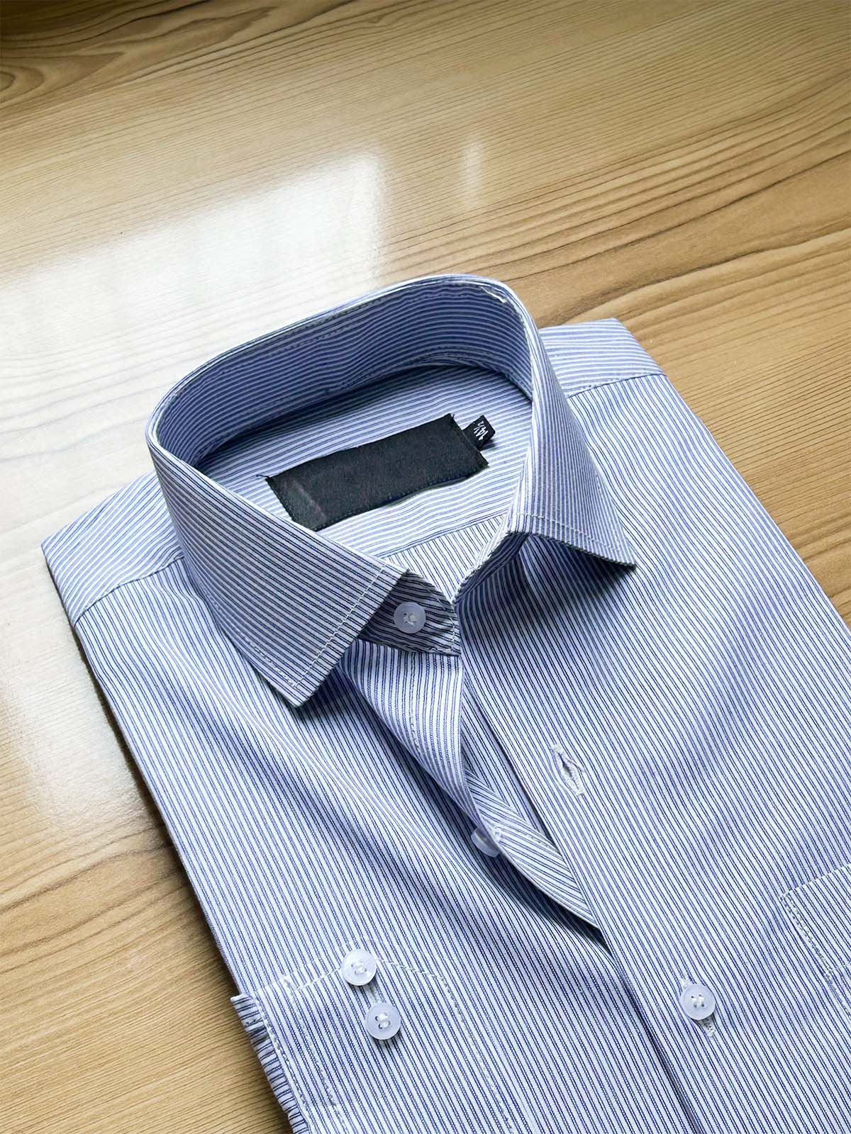 Blue Lines Formal Dress Shirt For Men MFS437