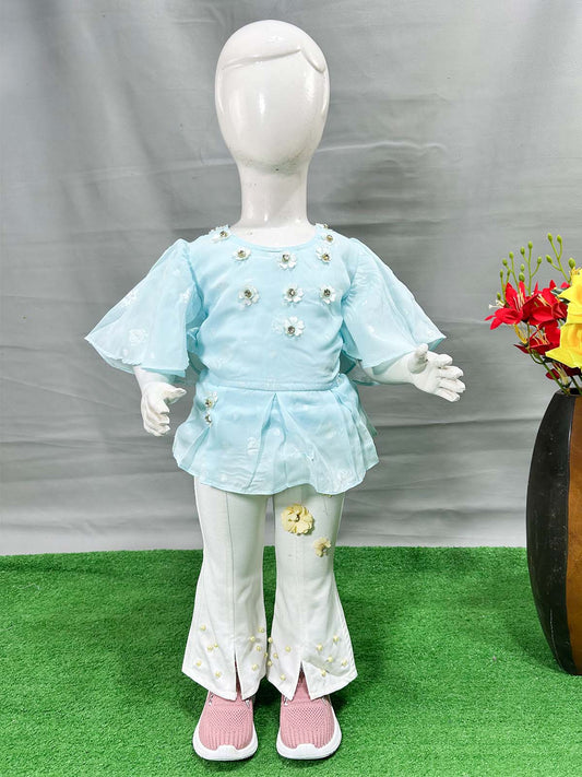 0Mth - 4Yrs Blue Suit For Girls WG GS373