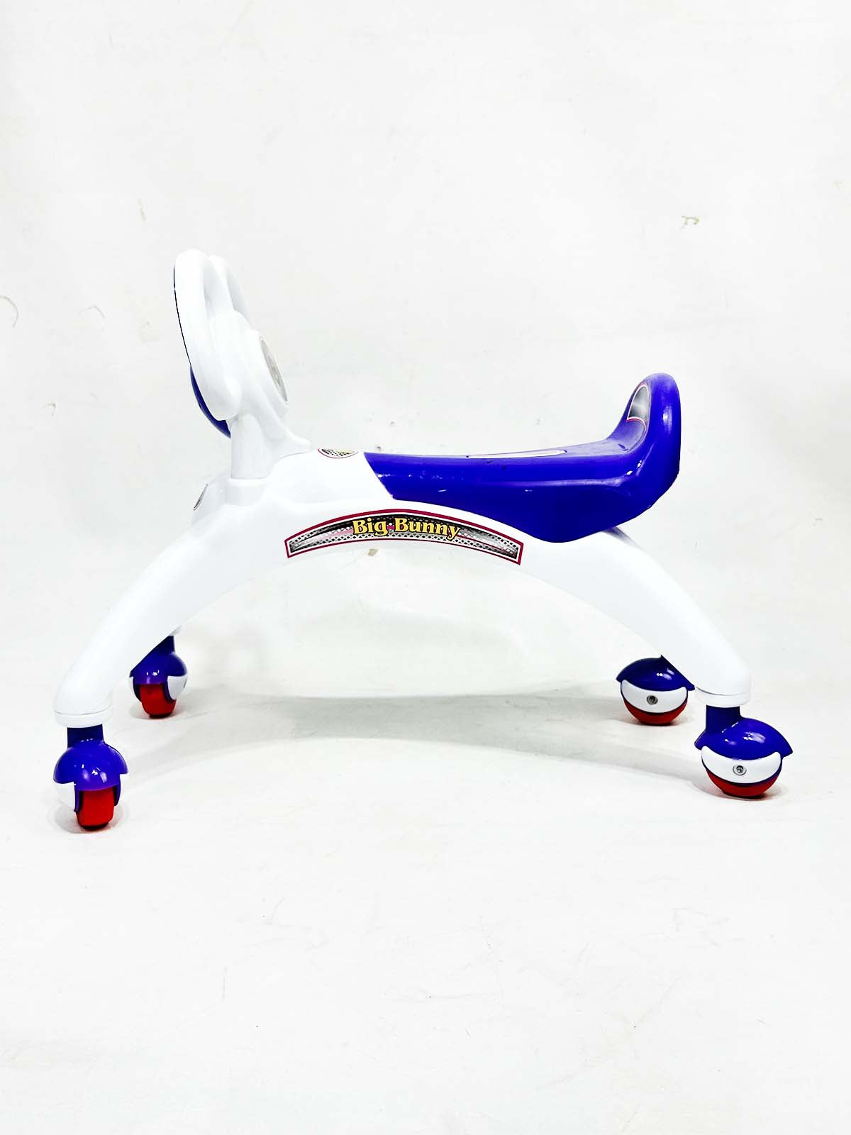Bunny White 4 Wheel Ride On Push Car For Kids