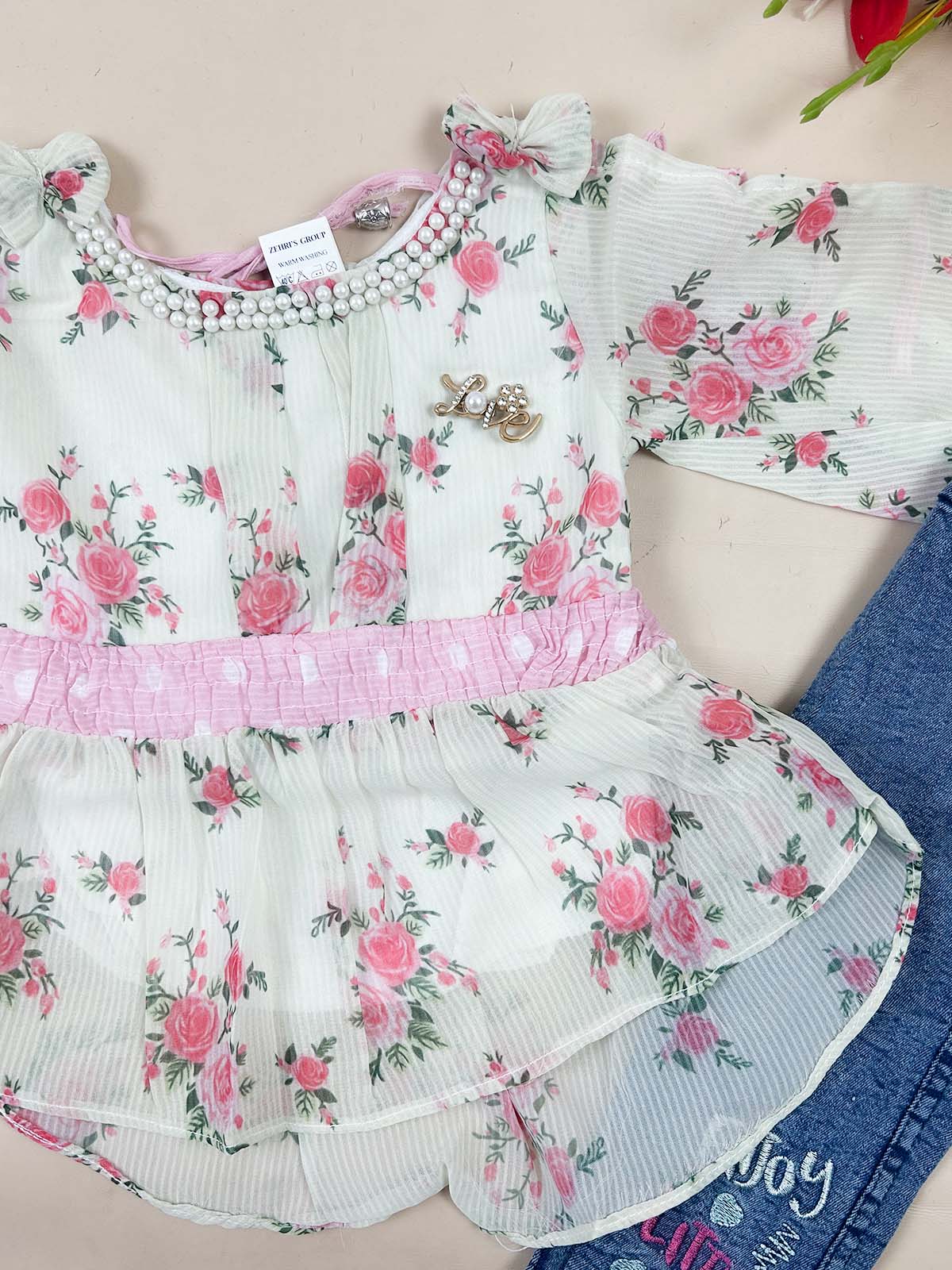 1Yr - 7Yrs Cream Suit For Girls TG GS450