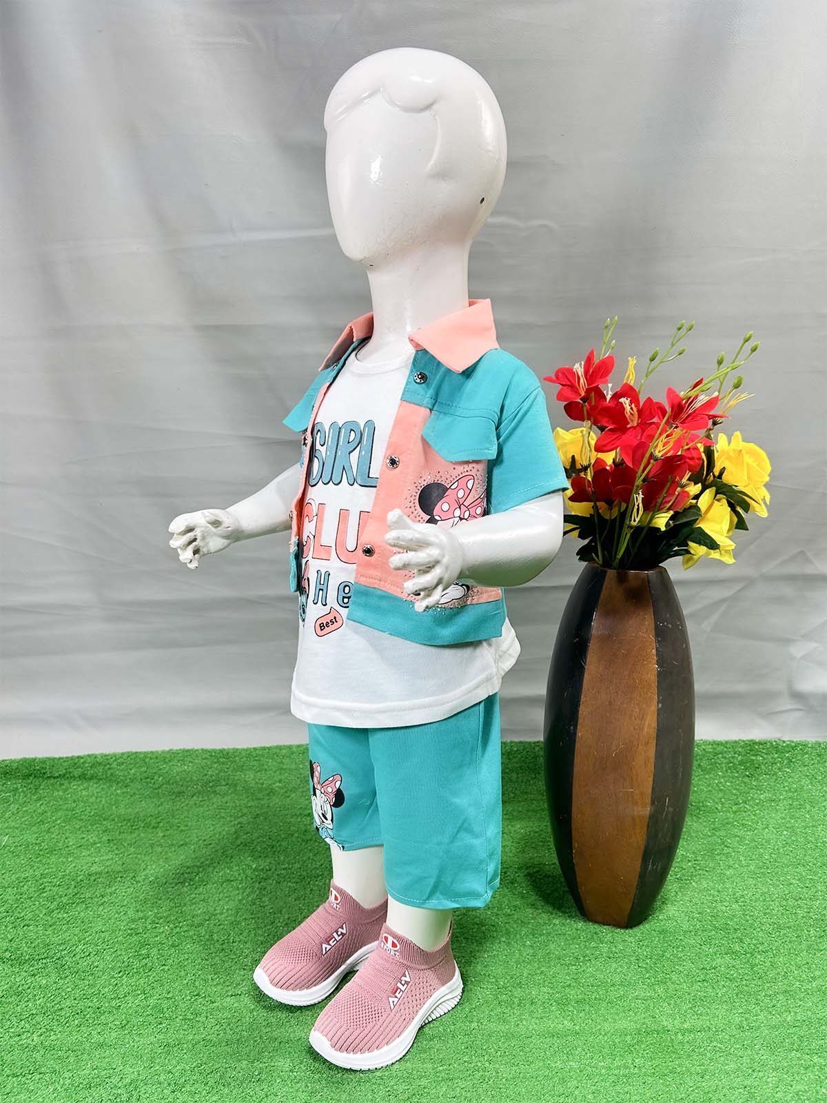 1Yr - 8Yrs Ferozi Suit For Girls WG GS356