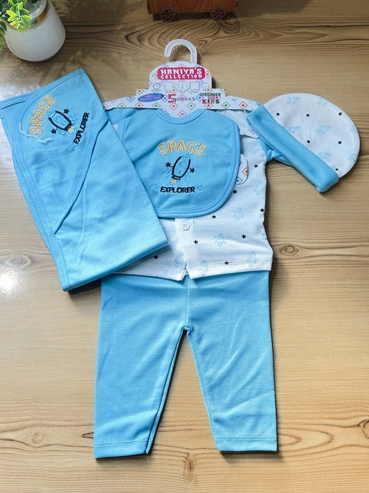 0Mth - 3Mth Ferozi 5Pcs Gift Set For Newborn HG NBGS356