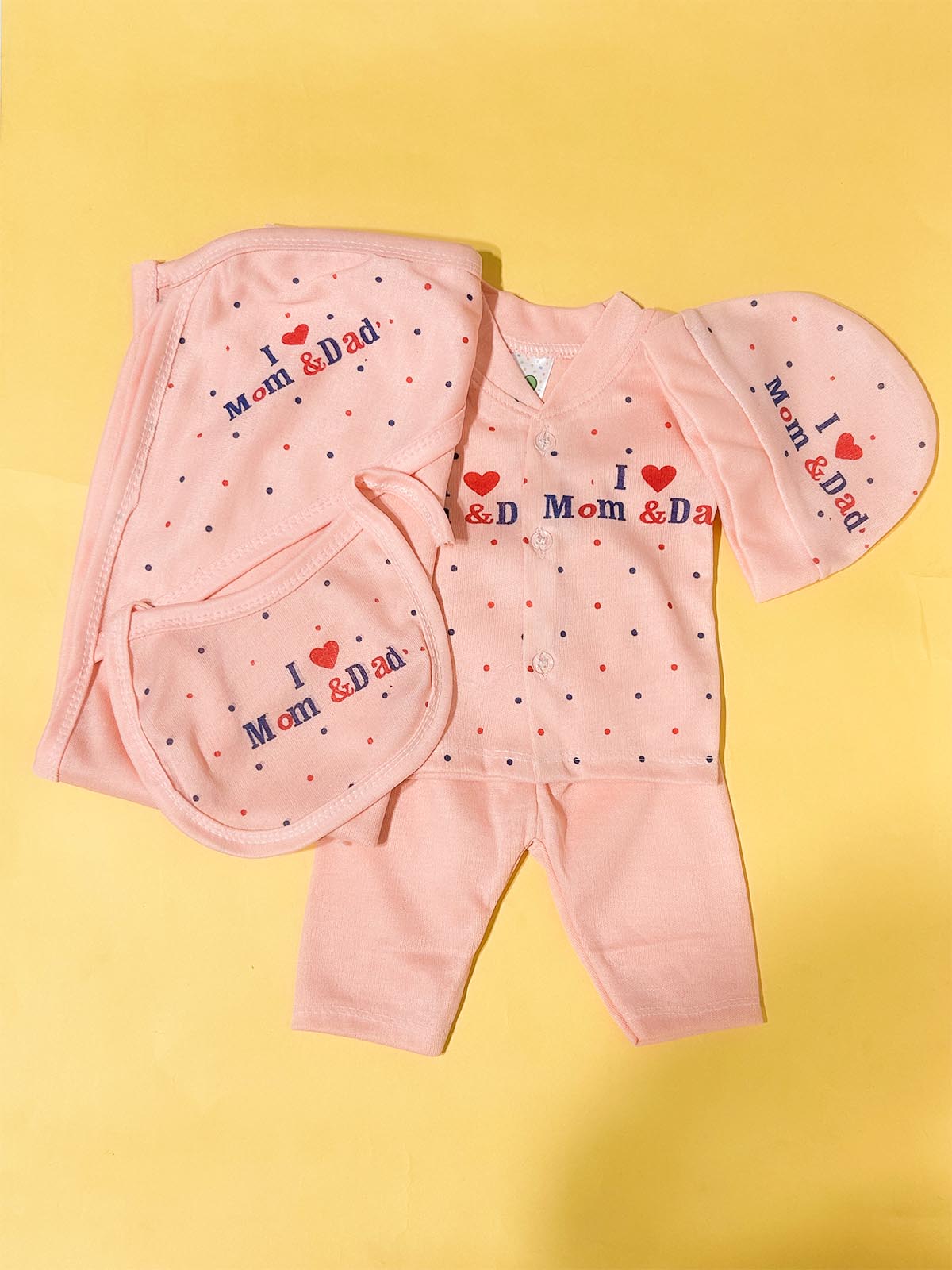 0Mth - 3Mth Pink 5Pcs Gift Set For Newborn HG NBGS331
