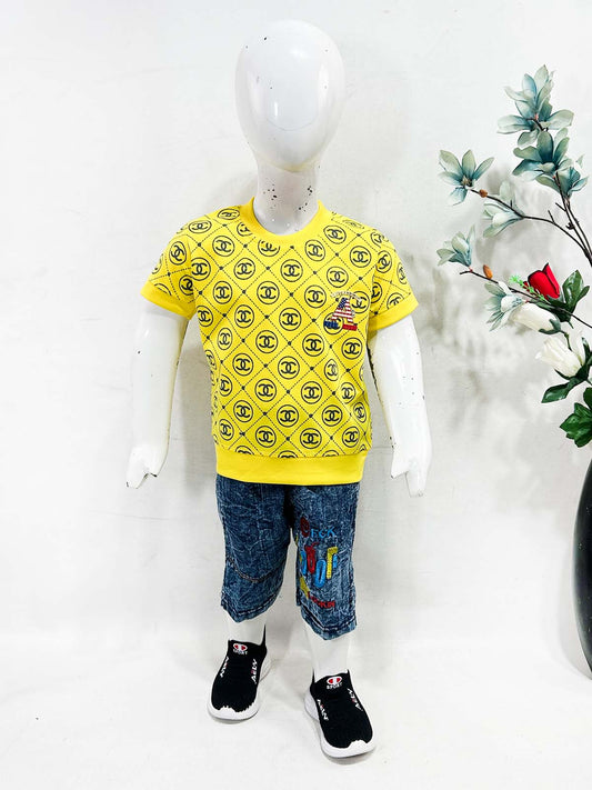 1Yr - 4Yrs CC Yellow Suit For Kids MG BS671