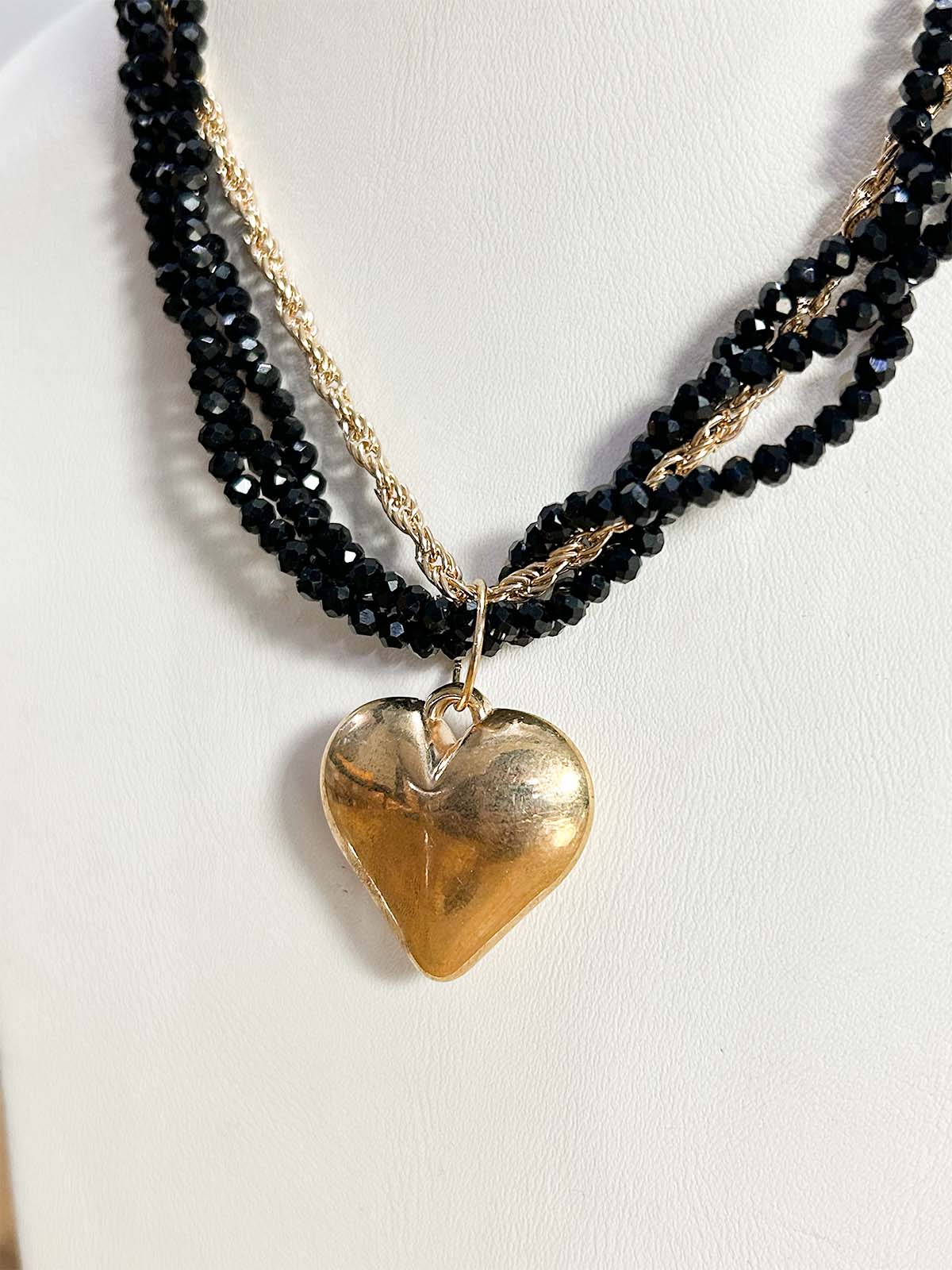 Vintage Beads Pendant Necklace WGN70