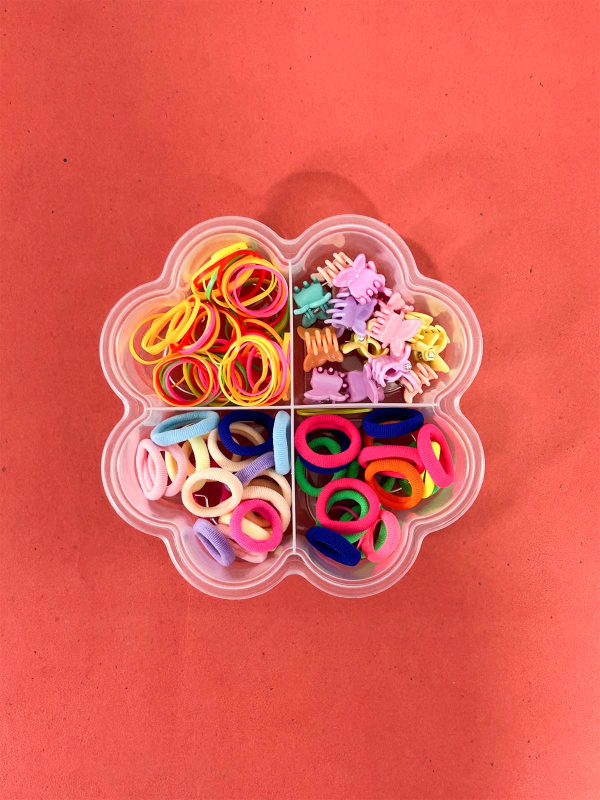 Flower Shape Multicolor Band Box For Girls GHC106