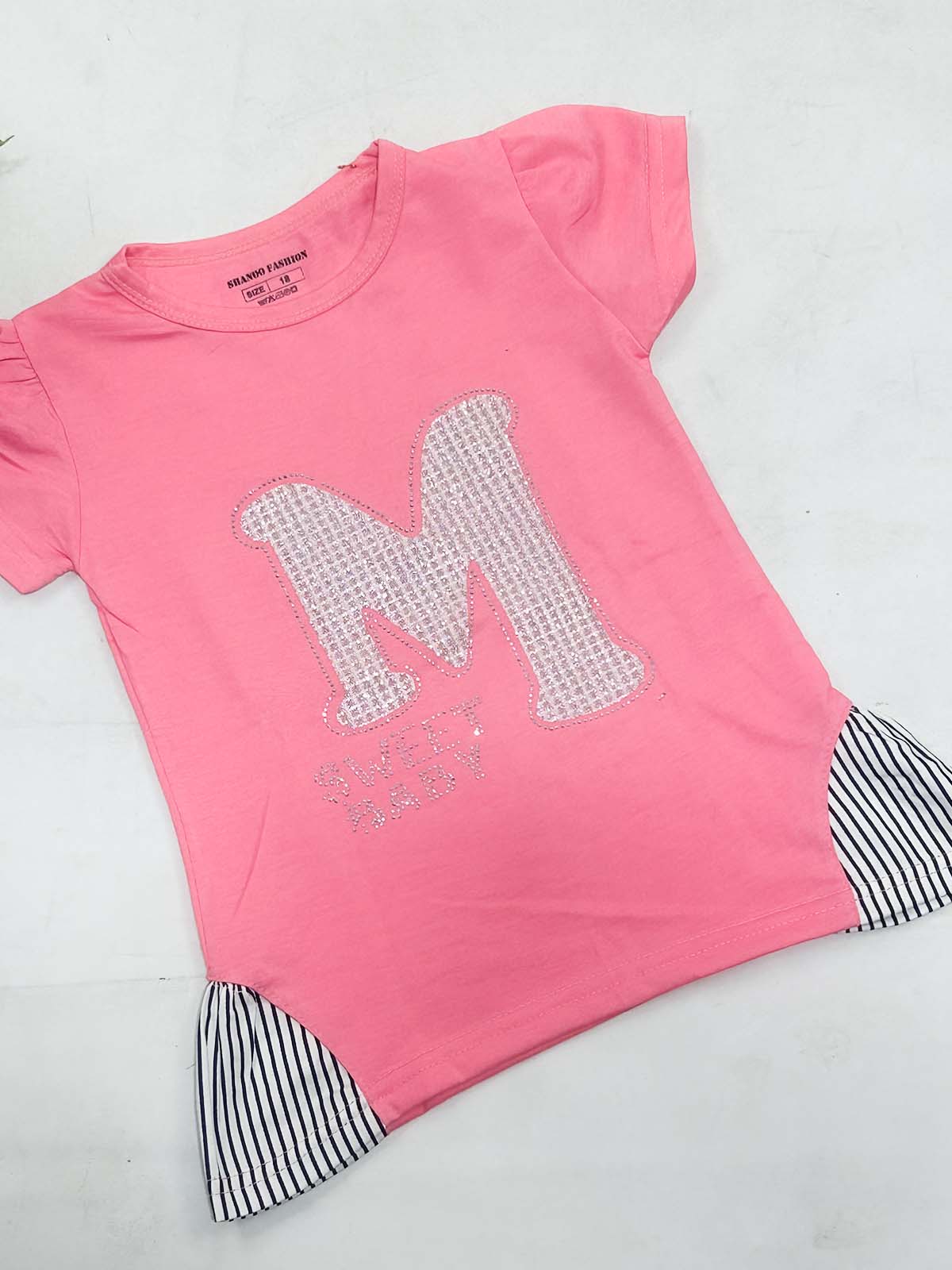 2Yrs - 7Ys M Pink T-Shirt For Girls SK GTS112