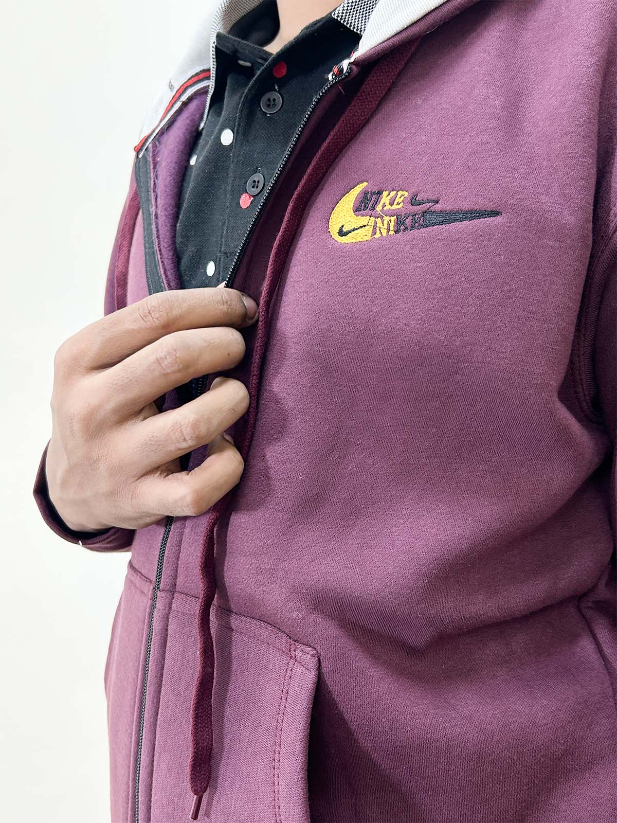 Unisex Purple Zipper MH38