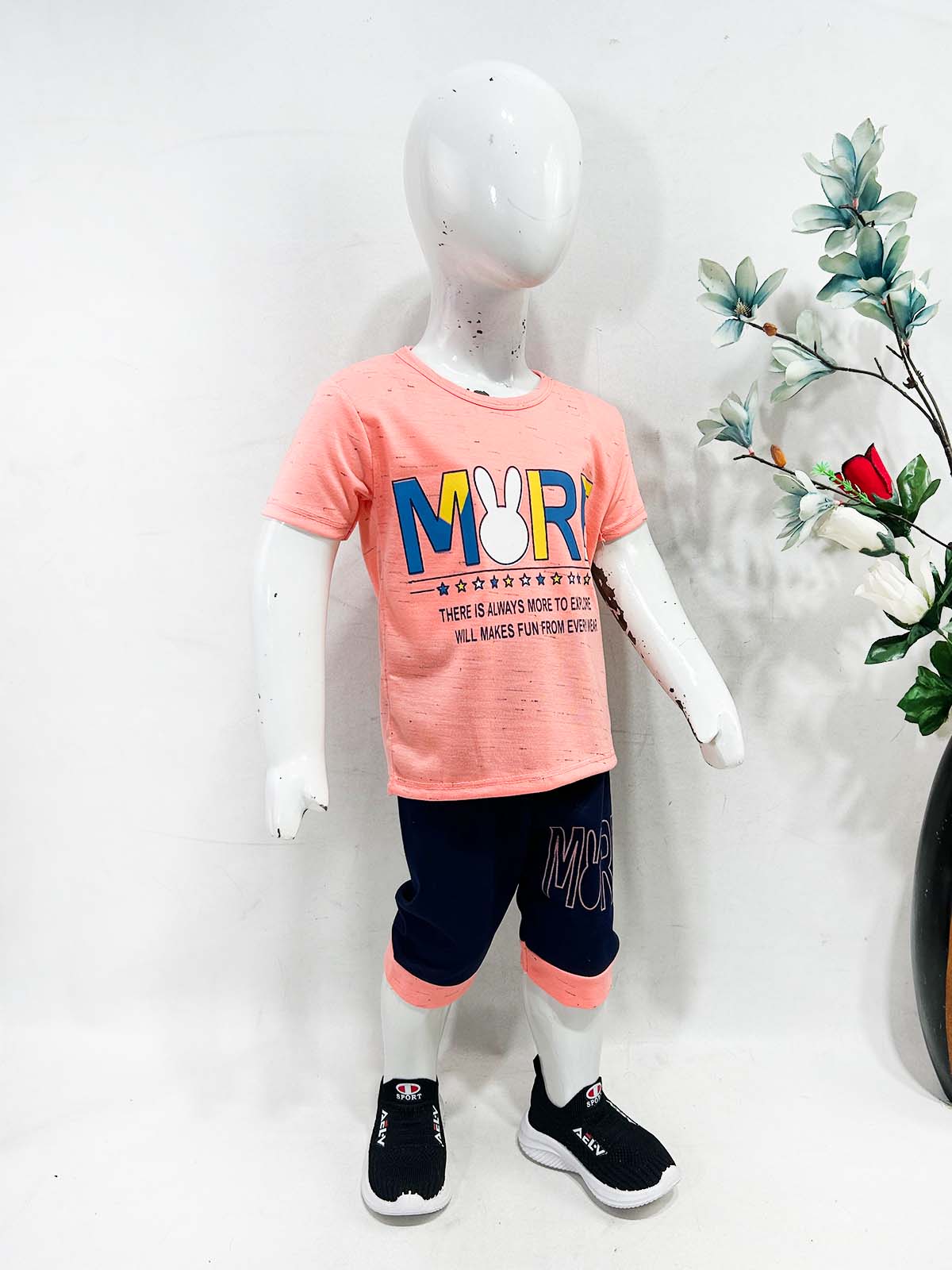 1Yr - 4Yrs More Bright Pink Suit For Kids RZ BS660