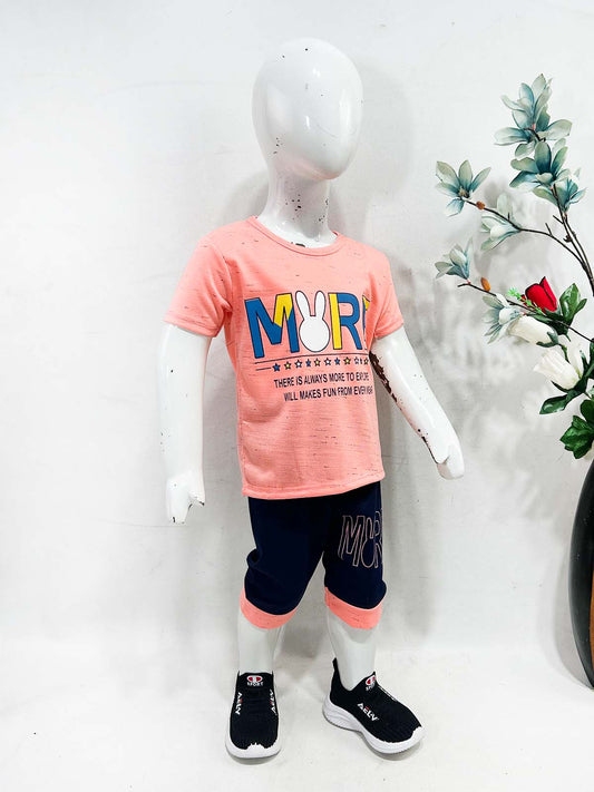 1Yr - 4Yrs More Bright Pink Suit For Kids RZ BS660