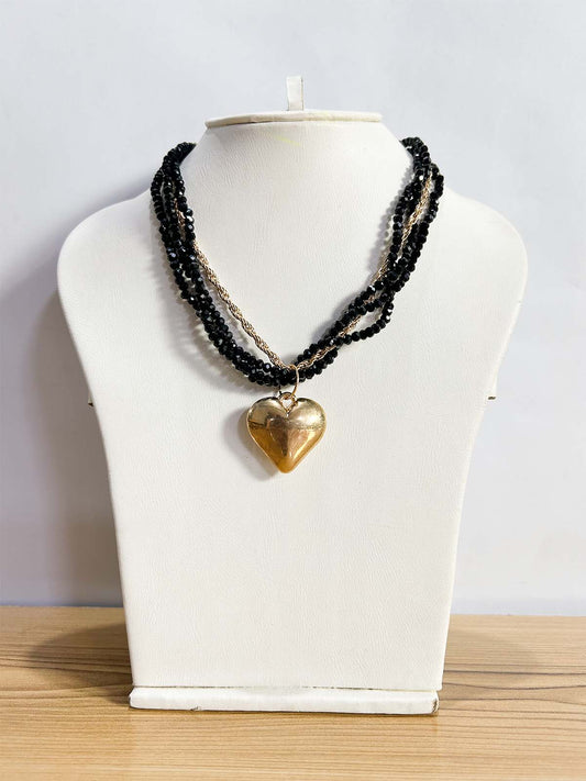 Vintage Beads Pendant Necklace WGN70