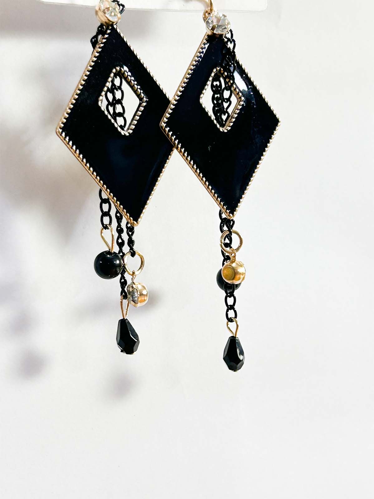 Black Earrings Set WGN42