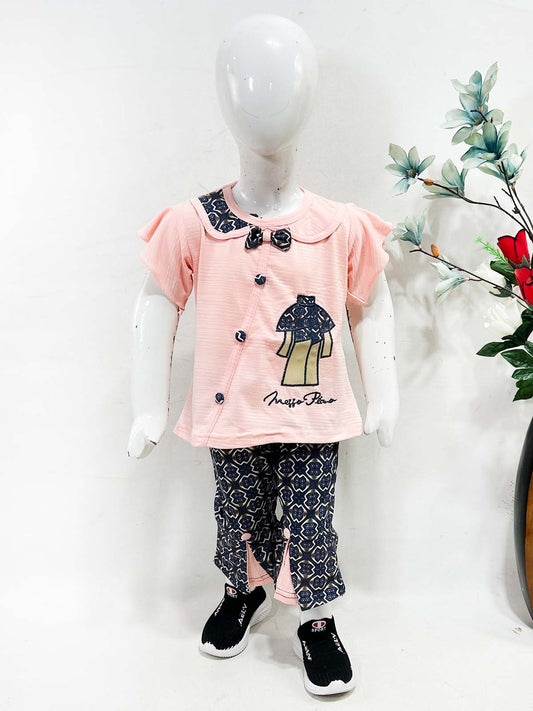 1Yr - 4Yrs Pink Suit For Girls OP GS431