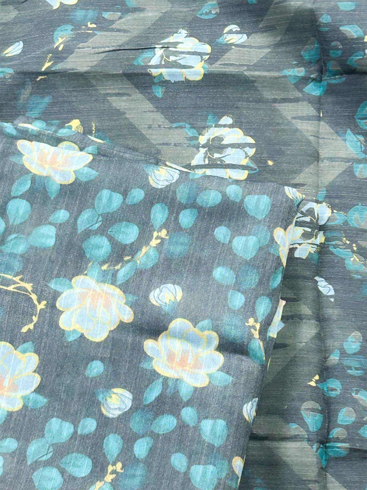 3Pcs Unstitched Digital Lawn Suit For Women WU274