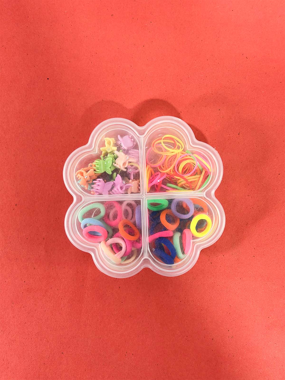 Flower Shape Multicolor Band Box For Girls GHC106