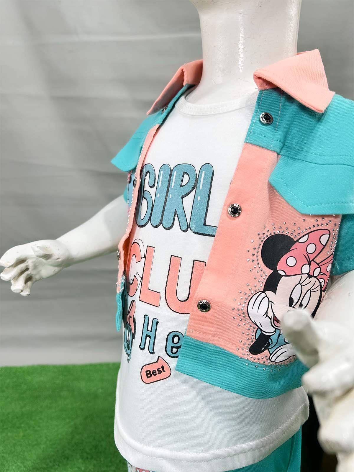 1Yr - 8Yrs Ferozi Suit For Girls WG GS356