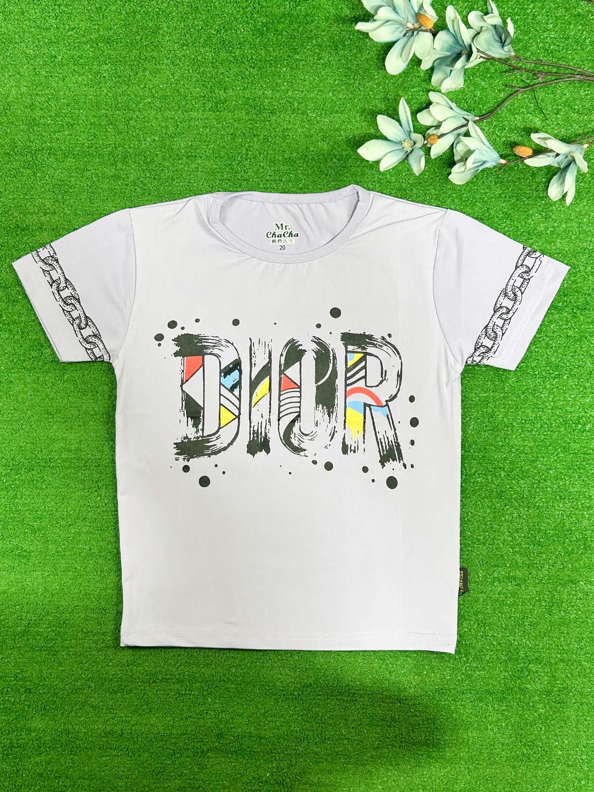 3Yrs - 7Yrs Dior Purple T-Shirt For Boys SG BTS131
