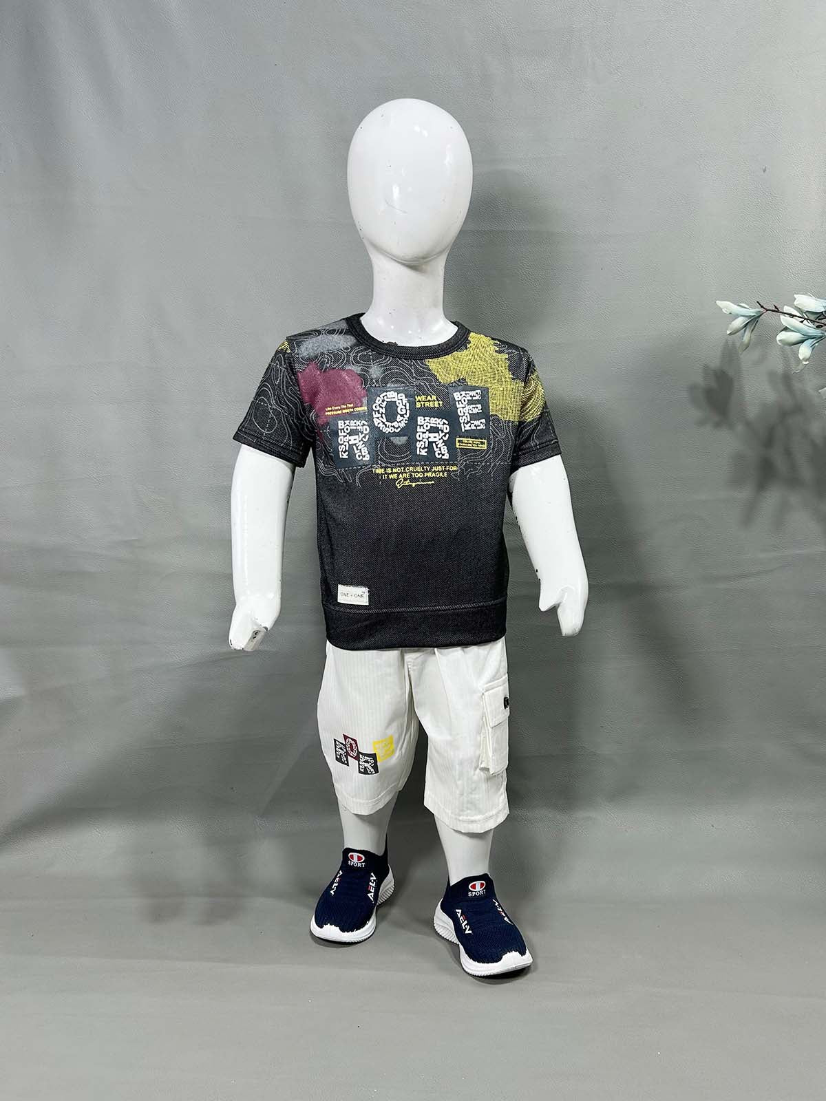1Yr - 4Yrs Grey Suit For Kids OP BS626