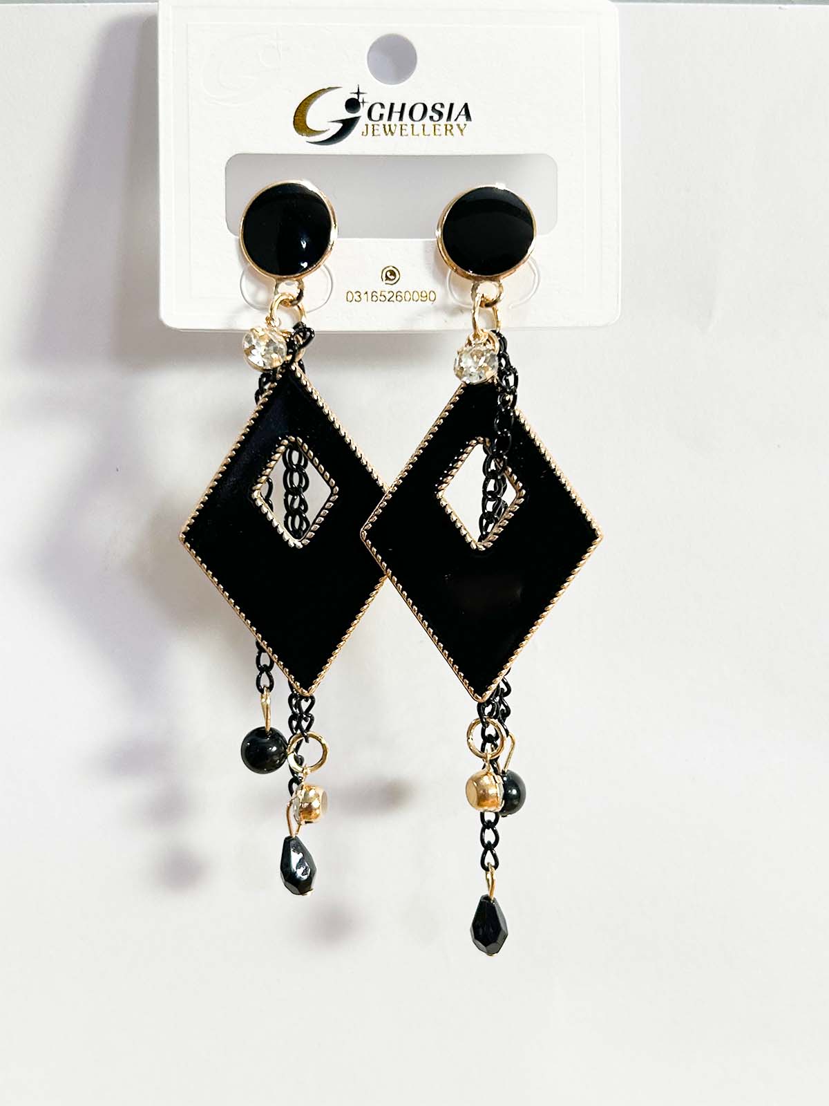 Black Earrings Set WGN42