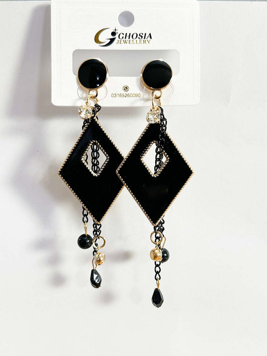 Black Earrings Set WGN42