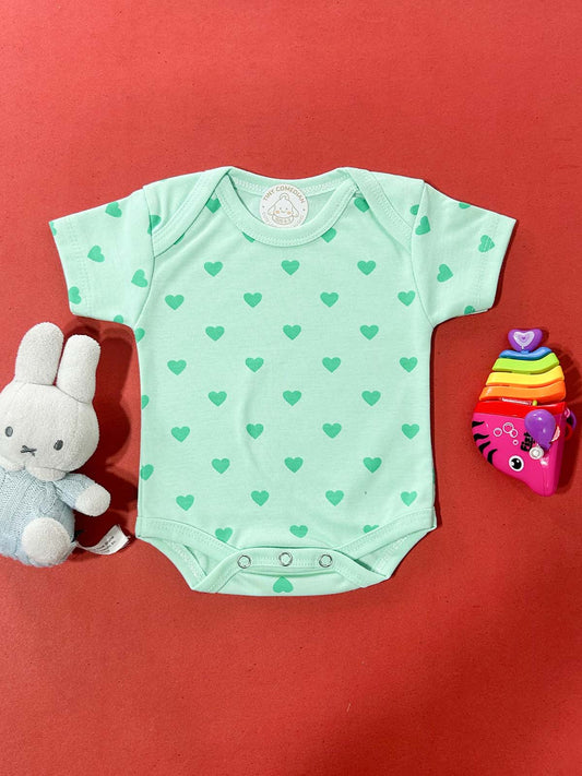 0Mth - 3Mth Green Romper For Newborn HG NBR94