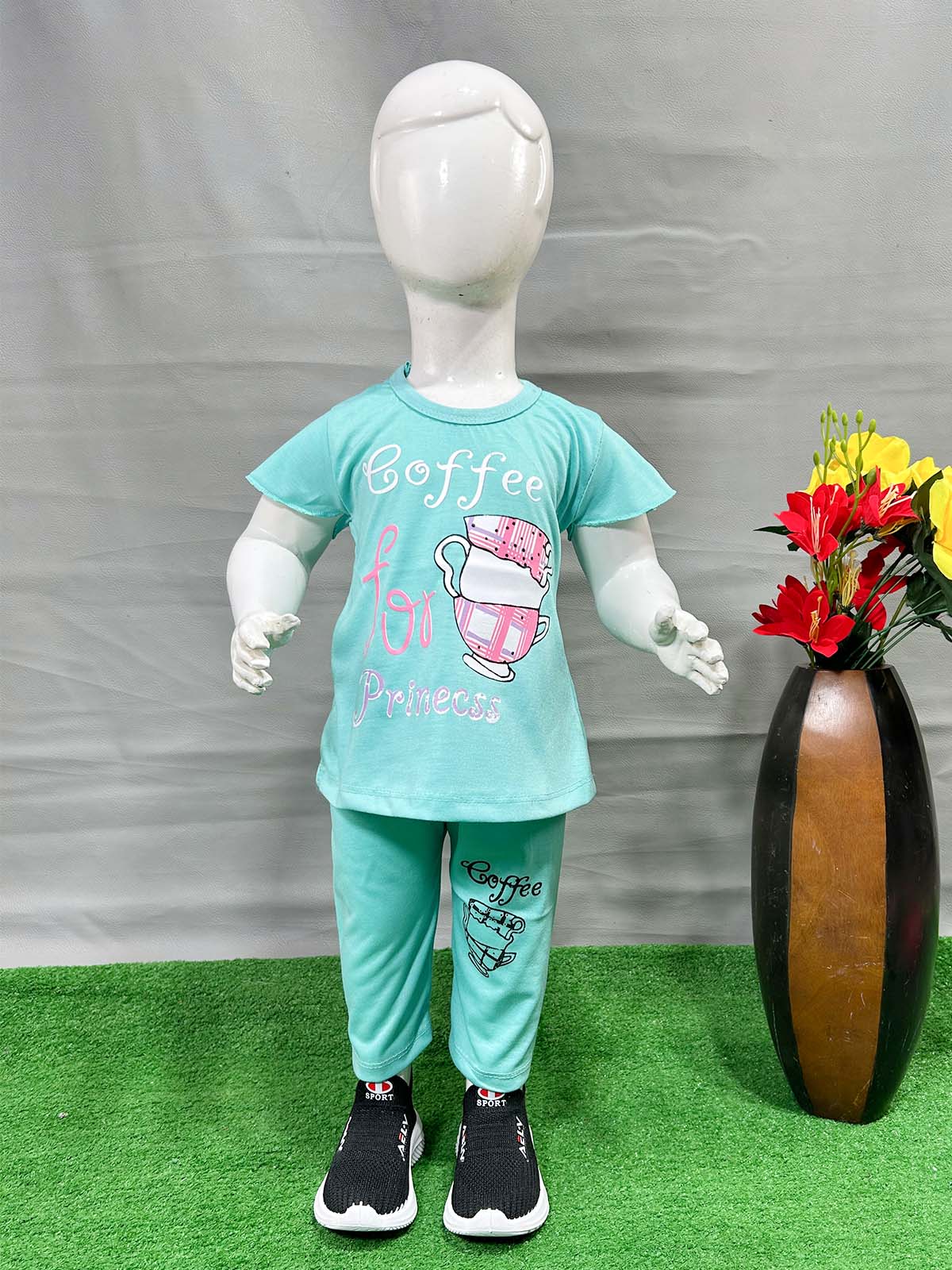 1Yr - 4Yrs Coffee Blue Suit For Girls RG GS332