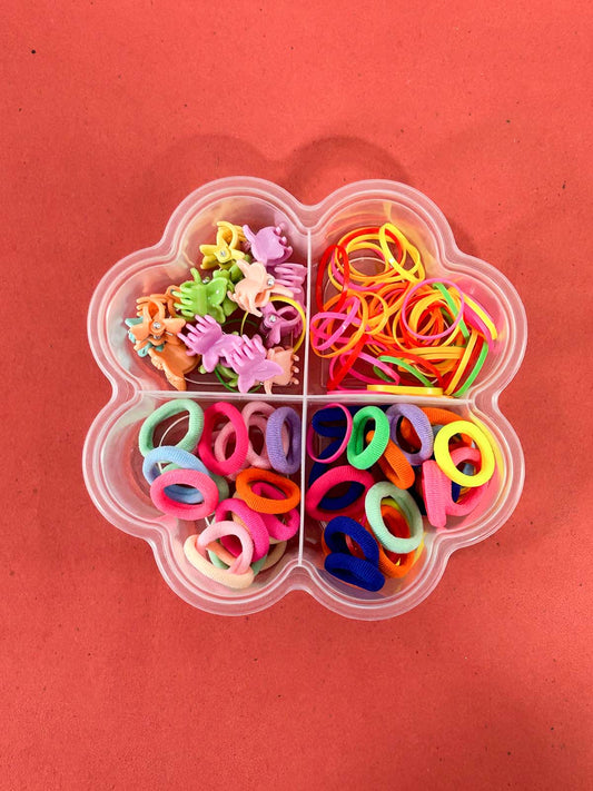 Flower Shape Multicolor Band Box For Girls GHC106