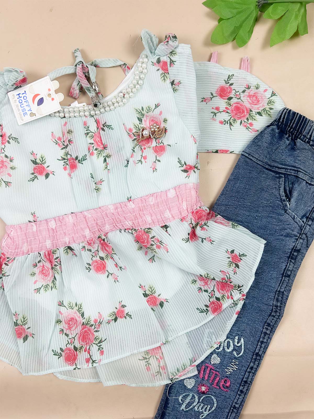 1Yr - 7Yrs Light Blue Suit For Girls TG GS449