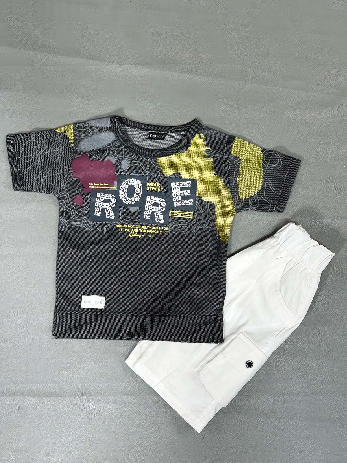 1Yr - 4Yrs Grey Suit For Kids OP BS626
