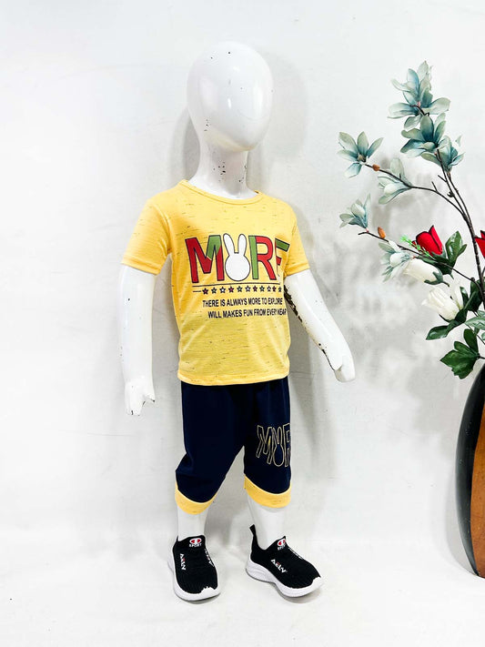 1Yr - 4Yrs More Yellow Suit For Kids RZ BS661