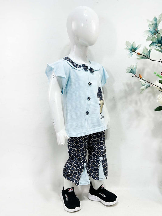 1Yr - 4Yrs Blue Suit For Girls OP GS432