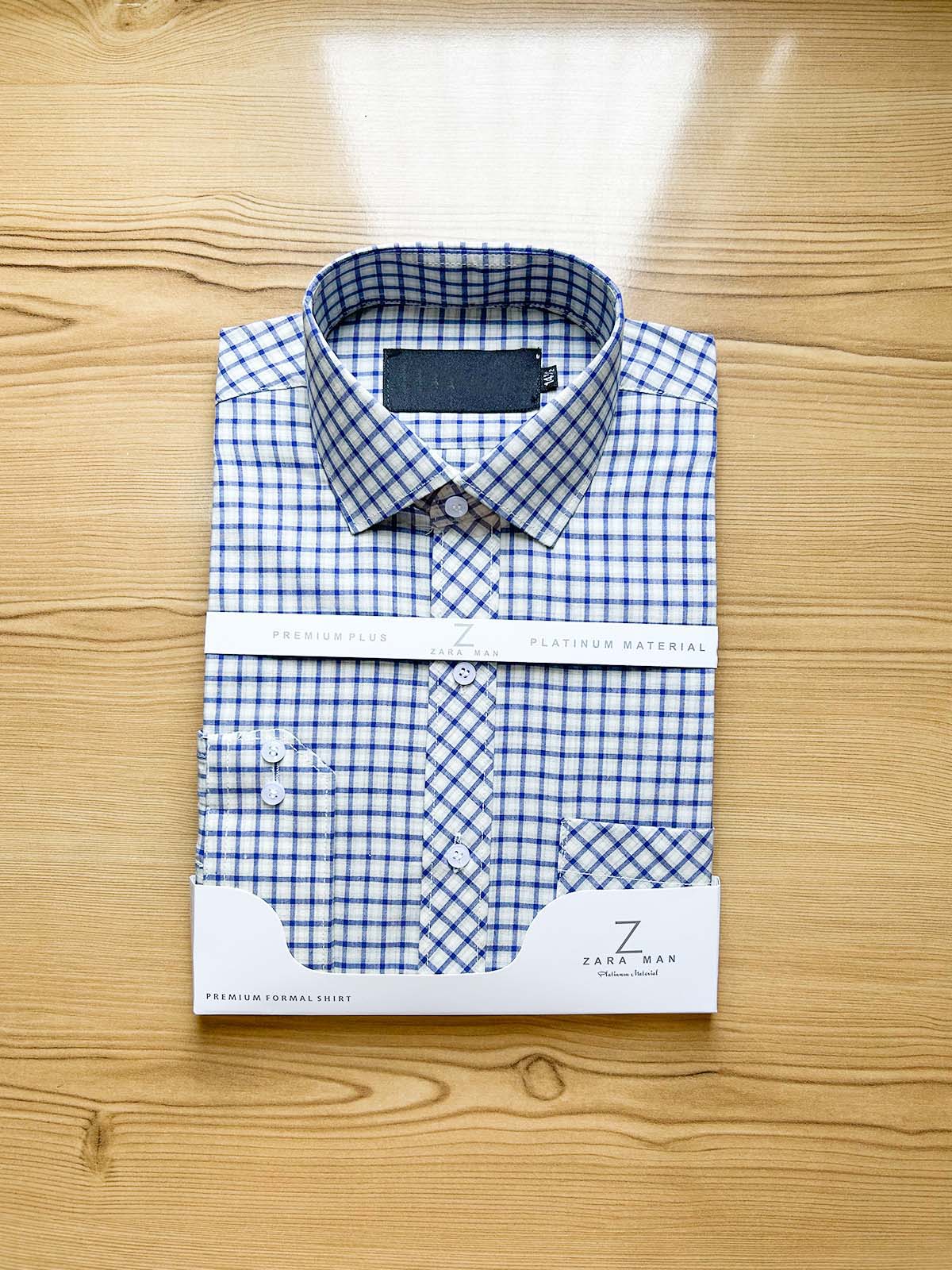 Blue Box Formal Dress Shirt For Men MFS439