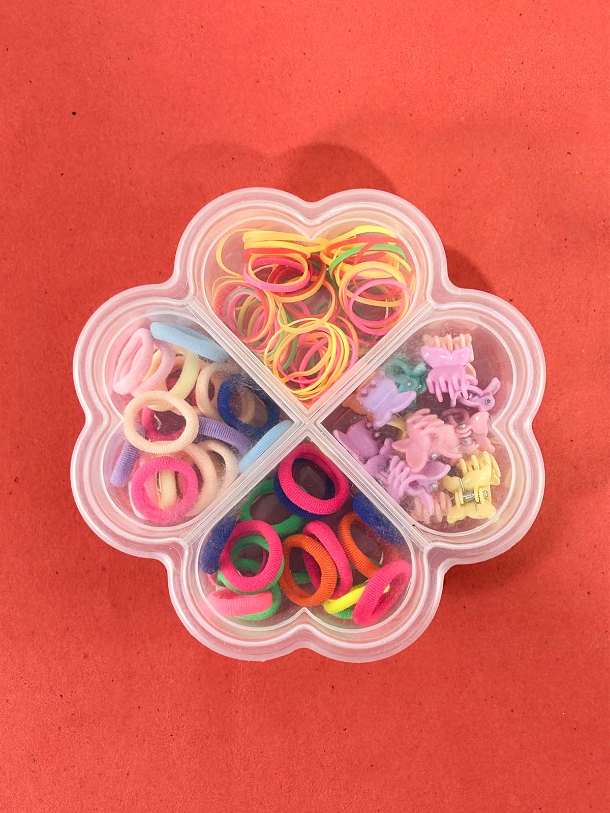 Flower Shape Multicolor Band Box For Girls GHC106