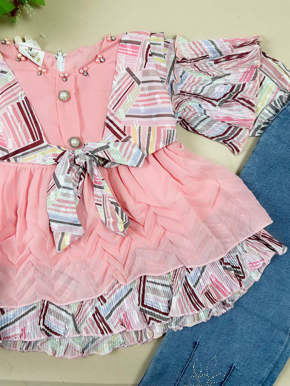 1Yr - 7Yrs Pink Suit For Girls TG GS448