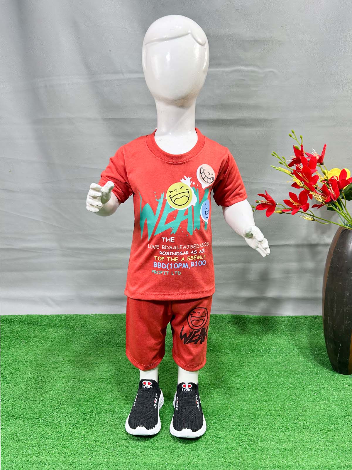 1Yr - 4Yrs Weak Orange Suit For Kids RG BS609