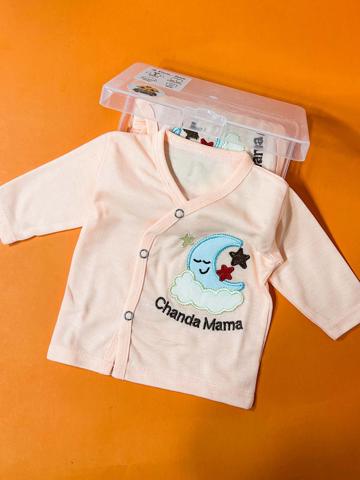 0Mth - 3Mth Peach 4Pcs Gift Set For Newborn HG NBGS282