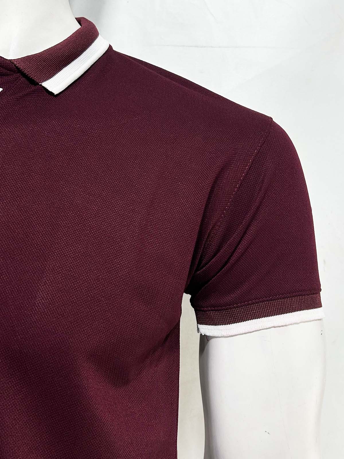 Maroon Culture Polo T-Shirt For Men MTS422