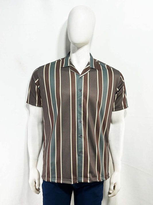 Brown Old Money Shirt For Men MCS119