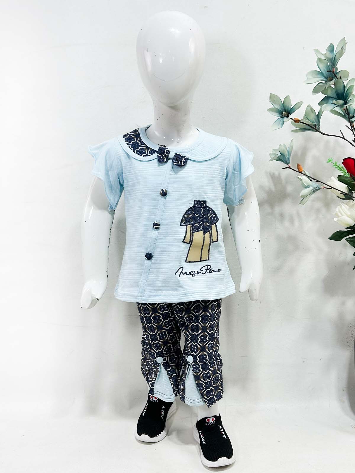 1Yr - 4Yrs Blue Suit For Girls OP GS432