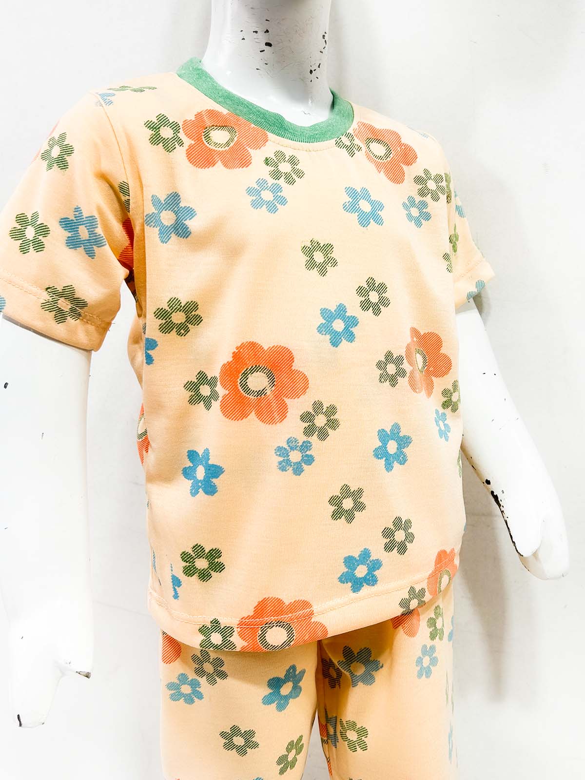 1Yrs - 5Yrs Orange Jersey Night Suit For Kids NG BNS46