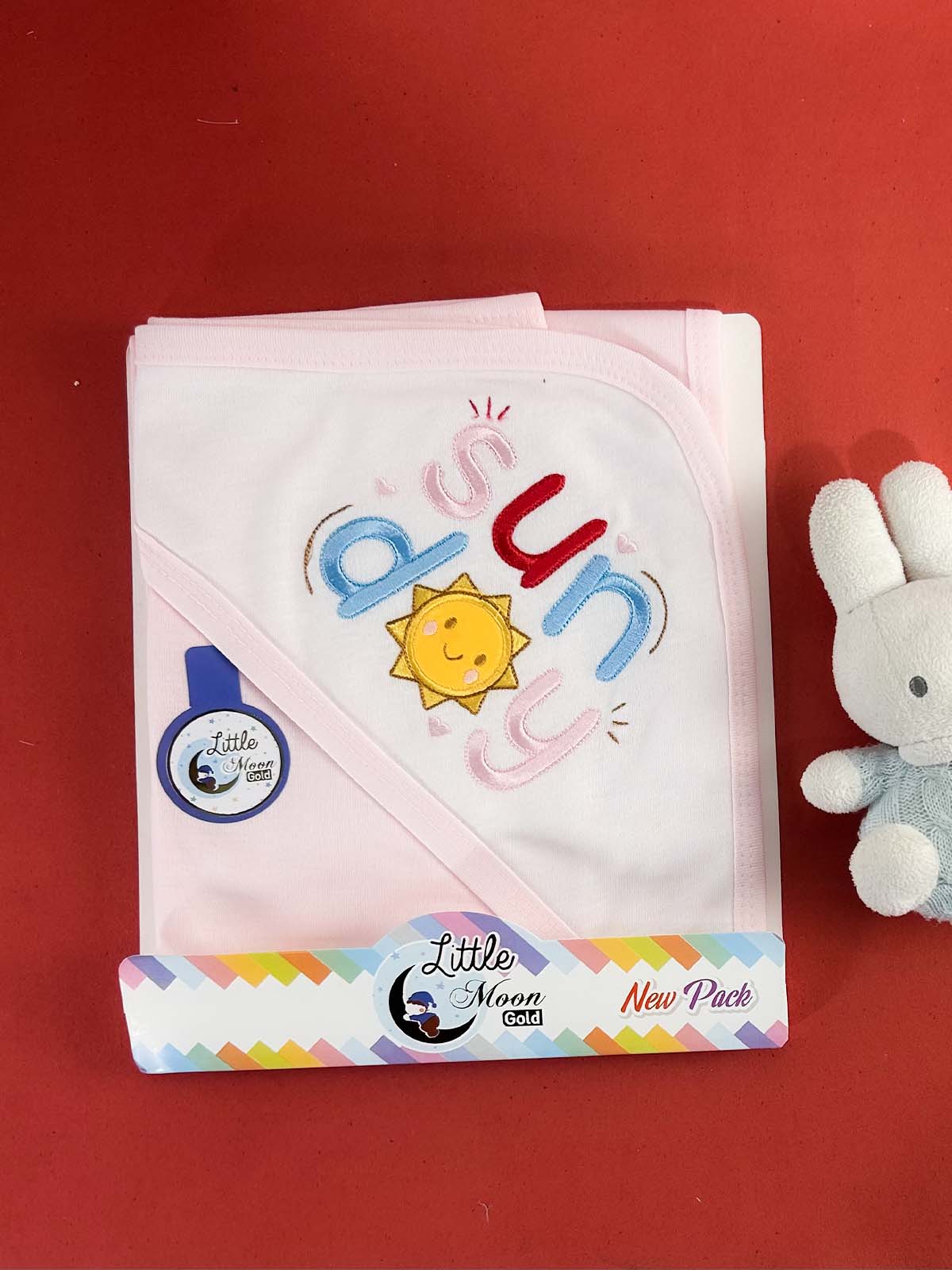 Sunday Pink Wrapping Sheet for Newborn NWS58