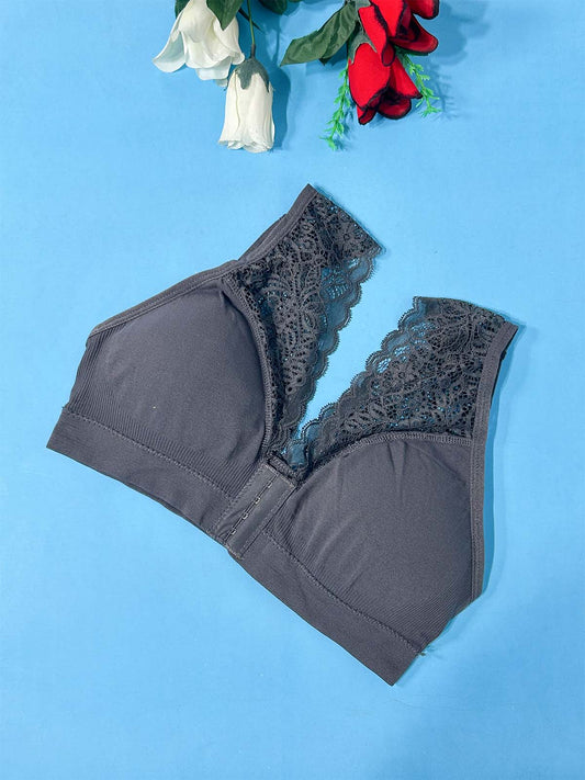 Seamless Grey Padded Bra For Women LB68