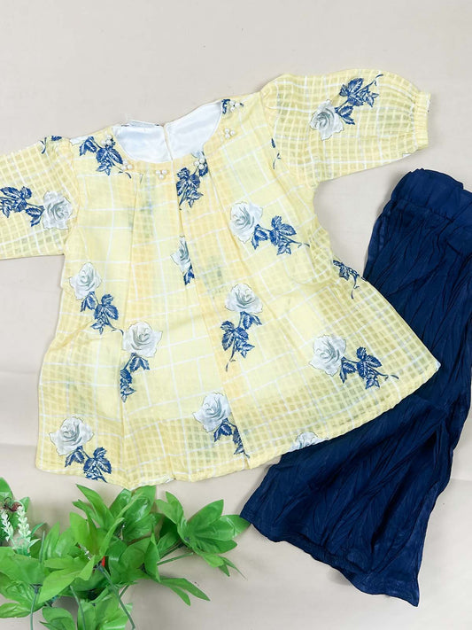 1Yr - 4Yrs Yellow Suit For Girls TG GS462