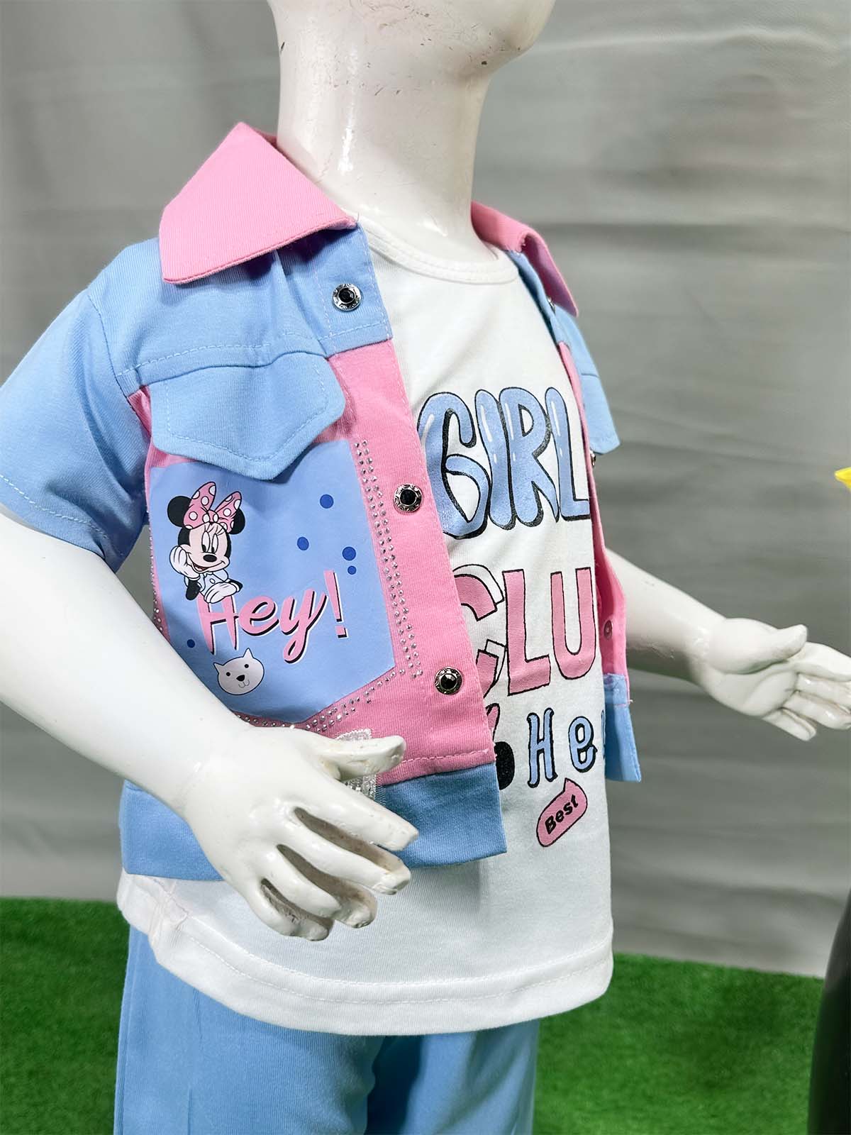 1Yr - 8Yrs Blue Suit For Girls WG GS355
