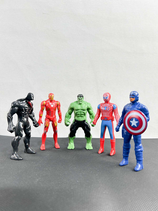 Pack Of 5 Superhero Action Figures KTY190